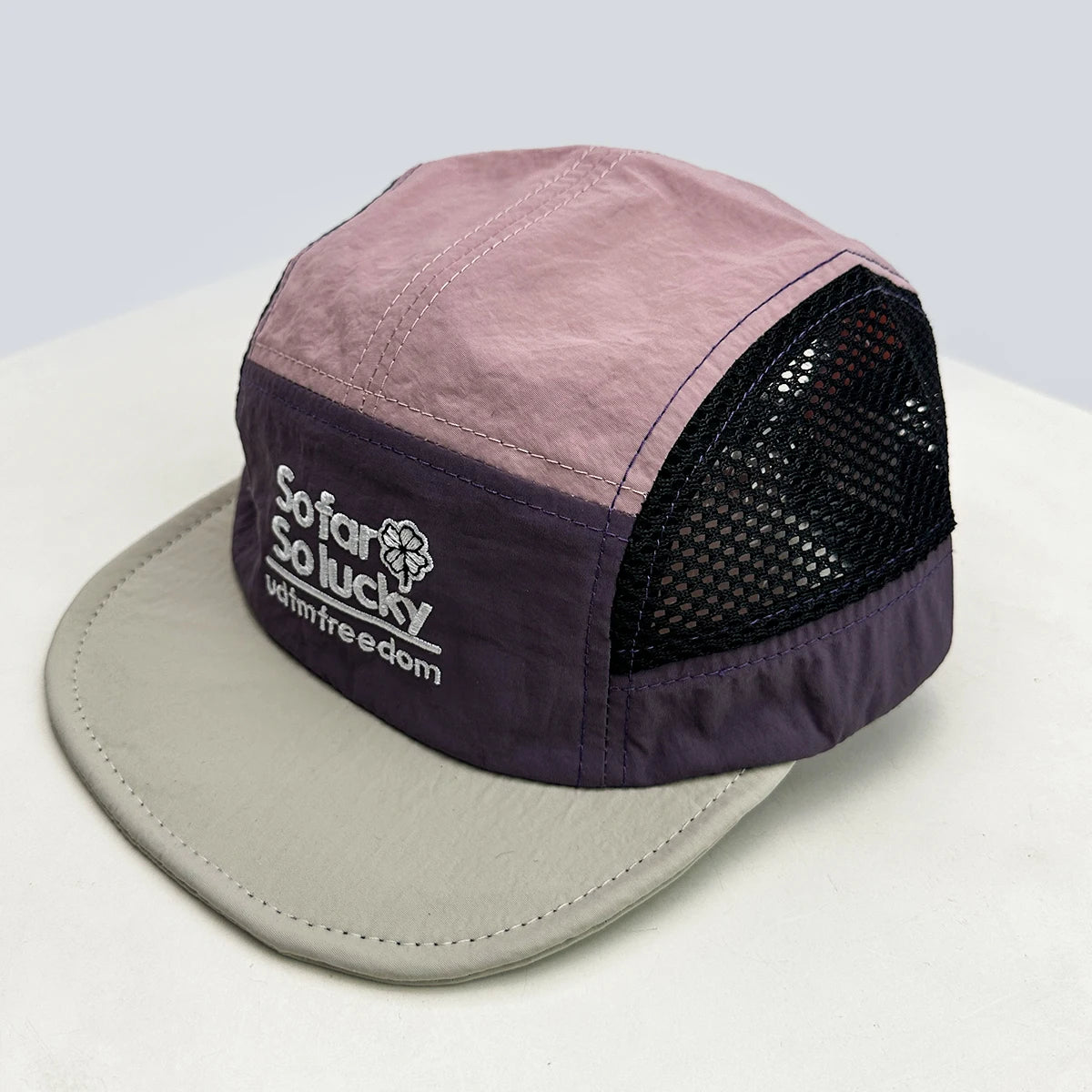 New Unisex Flat Eave Embroidered Letters Baseball Hats Breathable Korean Sunshade Quick Drying Peaked Caps Niche Versatile ins