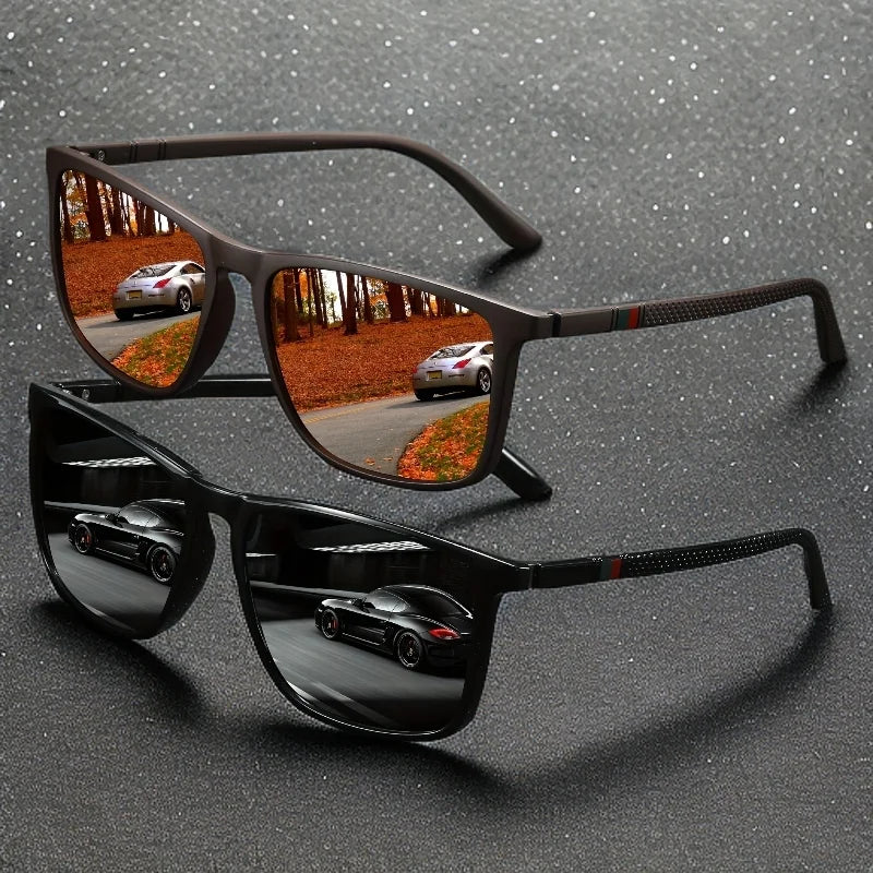 Square Polarized Sunglasses Men Women Silm Popular Sun Glasses For Driving Fishing Shades