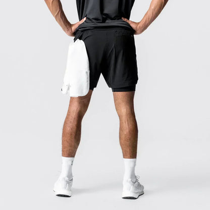 2026 Dragon Ball Anime Men's Shorts Sportswear Quick Dry Gym Pants Double-layer 2 in 1 Shorts Y2k Summer Breathable Streetwear
