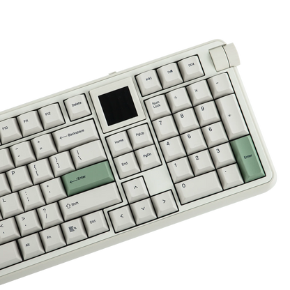 EPOMAKER RT100 PRO 100% ANSI US Layout Gasket Wired/Bluetooth/2.4Ghz Wireless Mechanical Keyboard 1.54” Screen & Volume Knob