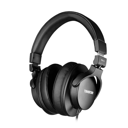 TAKSTAR PRO 70 Professional Studio Monitoring Headphones – Closed-Back Wired Over-Ear Headset for Music Production, DJ, Gaming & Recording