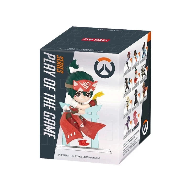 POP MART Genuine Overwatch Play Of The Game Series Blind Box PVC Collectible Figurines Desktop Ornaments Girl Toy Model For Fans
