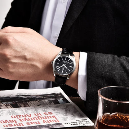 PAGANI DESIGN luxury men’s watch – Mechanical automatic model (calibre 8215), stainless steel, water-resistant, with date display and luminescent hands