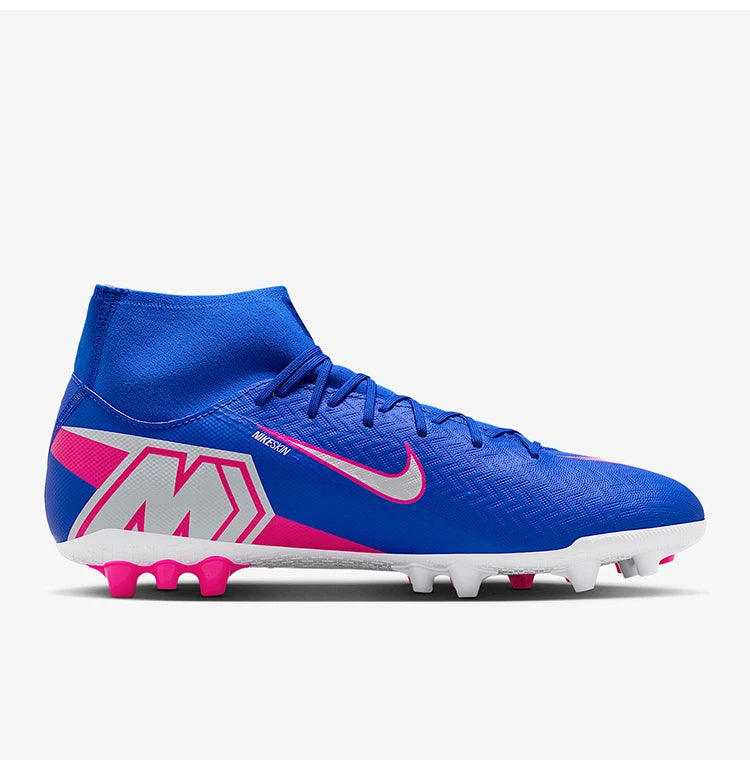 Nike originele veer-voetbalschoenen voor heren, halfhoog, met veters, slijtvast, model FQ8329-446