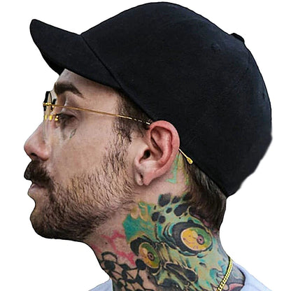 Short Brim 4 Size Fitted Closed Caps Hats New Cycling Bill Plain Trucker Men Women Hip Hop Baseball Snapback Sun Visor Era