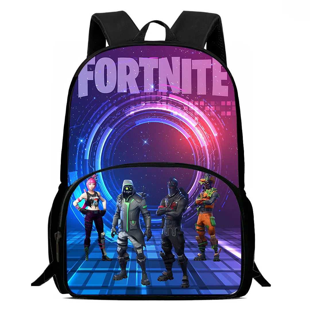 Hot Game Design Child Backpacks Shoulder Bag Pencil Case F-FortniteS Pupil Large Capacity School Bags for Boys Girls Best Gift