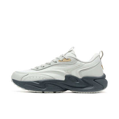 Xtep Shoes For Men Outdoor Shoes Rebound Soft Non-Slip Casual Shoes Chic Vintage Low Top Lace Up Street Sneakers 874119320005
