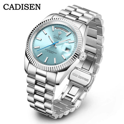 CADISEN DD40 Men's Watches Luxury Automatic Watch Men AR Sapphire Glass Mechanical Wristwatch Men 10Bar MIYOTA 8285 Movement 2023 New