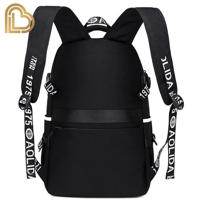 Yule Trooper F-Fortnited Battle Royale Rucksack mit USB-Ladeanschluss, Anime-Figuren, Lern- und Schreibwarenfach für Schüler