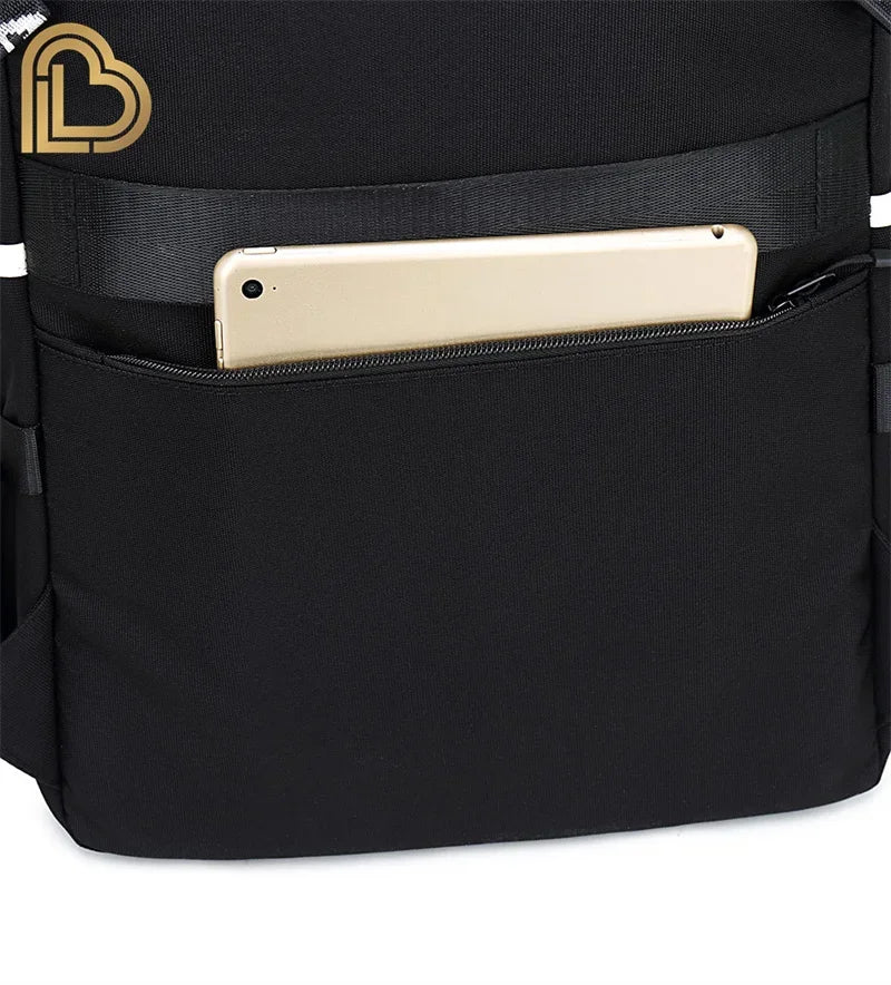 Yule Trooper F-Fortnited Battle Royale Rucksack mit USB-Ladeanschluss, Anime-Figuren, Lern- und Schreibwarenfach für Schüler