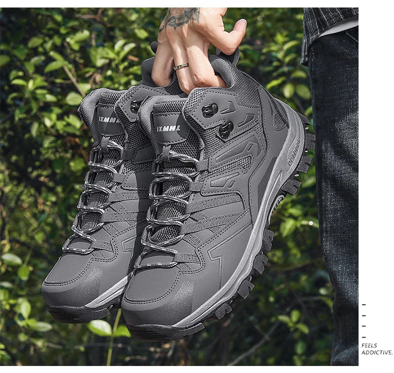 2025 New Hiking Shoes Unisex Outdoor Hiking Sports Shoes Camping Boots Ladies Waterproof Walking Shoes Non-slip Hiking Shoes