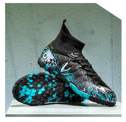 Nouvelles chaussures de football professionnelles pour hommes, chaussures de football antidérapantes, unisexes, respirantes, chaussures de futsal, nouvelles chaussures à crampons, livraison directe, ultralégères