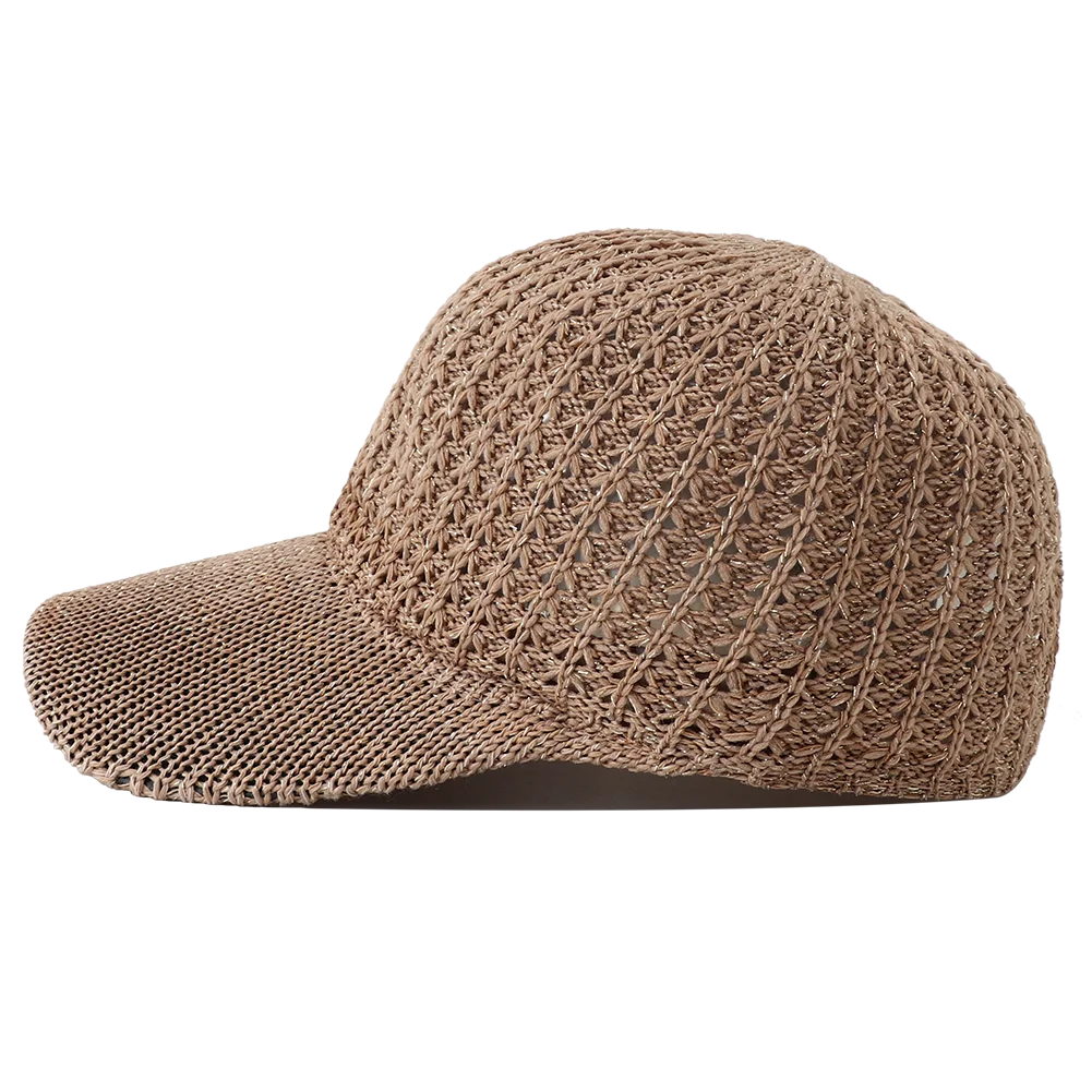 2025 New Summer Breathable Mesh Baseball Cap Snapback Hat Outdoor Sport Sunscreen Trucker Hats For Women Men Sunhat