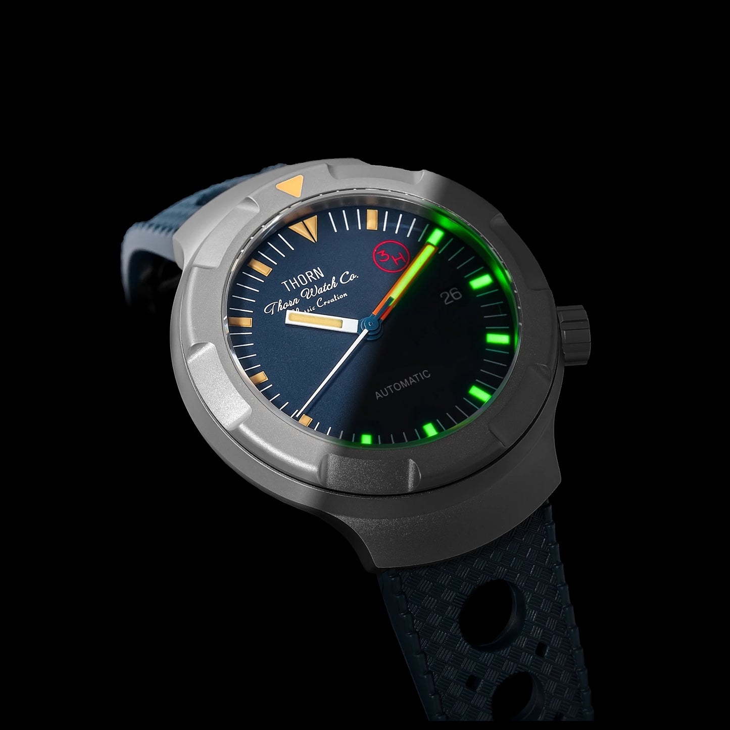 THORN T011 Men's Titanium Watch PT5000 Automatic Movement Mechanical Tribute Vintage Watches Sapphire Luminous 10Bar Waterproof