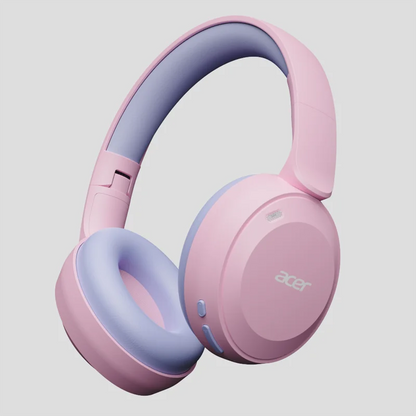 Acer Kids – écouteurs Bluetooth 6.0, limiteur de volume 85/94dB, écouteurs supra-auriculaires sans fil pliables pour IPad, temps de lecture de 60 heures pour les voyages