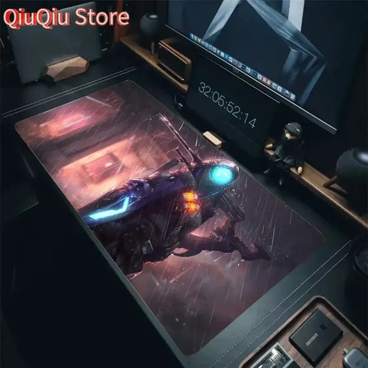 Mousepad Ana Shrike Overwatch, covoraș de birou cu suport, accesorii gaming Prime Gaming, XXL, covoraș pentru tastatură cu capitonaj
