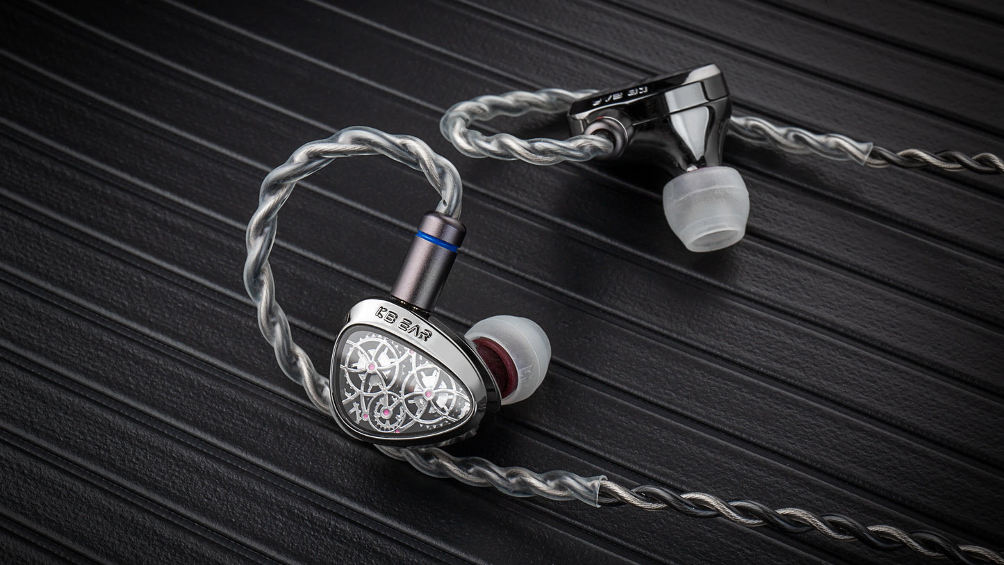 KBEAR Tourbillon-Pro TB-PRO HiFi Wired Earbuds 10mm Dynamic Driver In-Ear Earphones, High Resolution Type-C HIFI Wired Earbuds with PU+PEEK+DLC Diaphragm