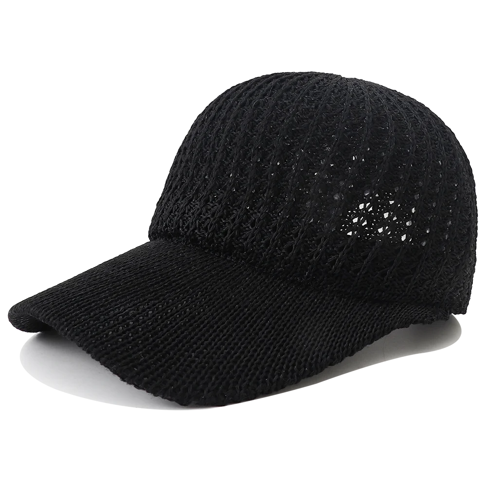 2025 New Summer Breathable Mesh Baseball Cap Snapback Hat Outdoor Sport Sunscreen Trucker Hats For Women Men Sunhat