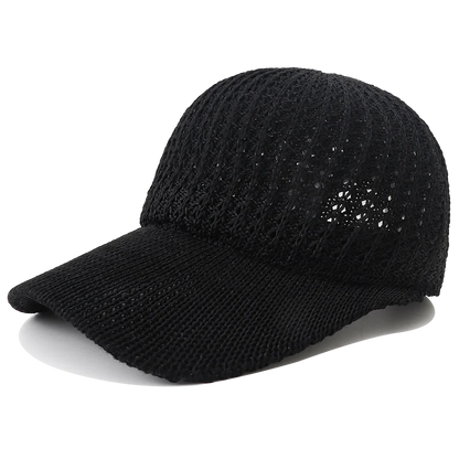 2025 New Summer Breathable Mesh Baseball Cap Snapback Hat Outdoor Sport Sunscreen Trucker Hats For Women Men Sunhat