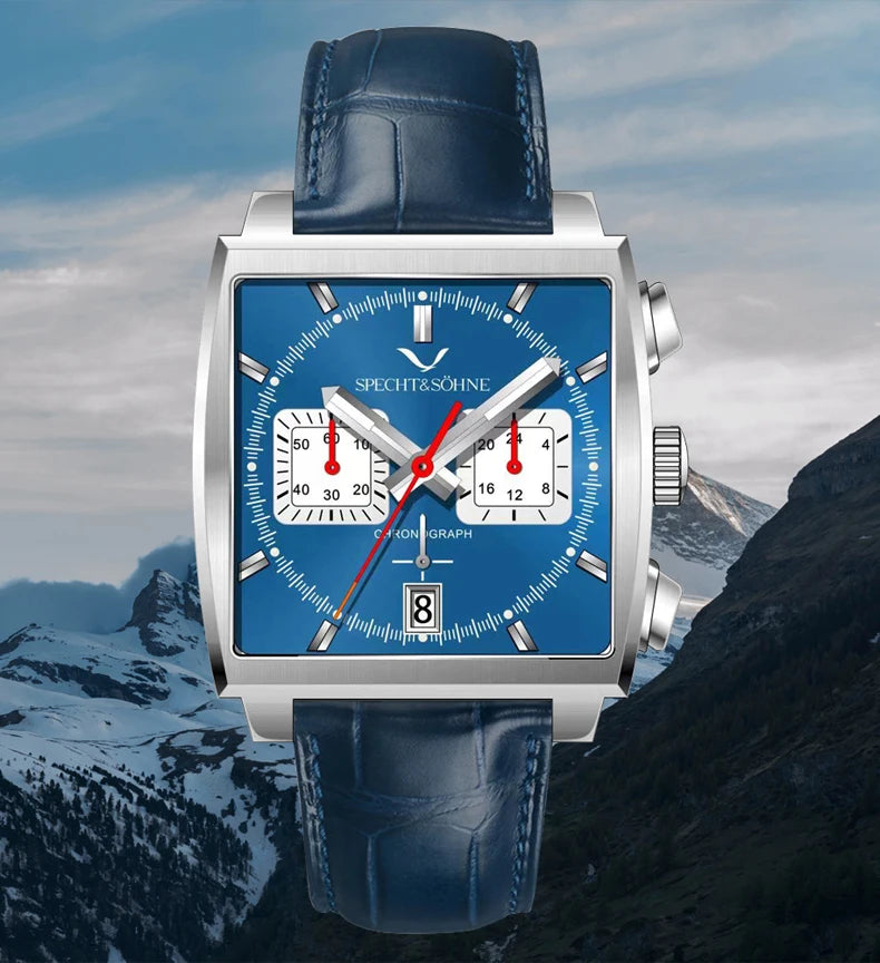 Watches Men 2025 New Hot Watches Luxury Men Quartz Wrist Watch Japan VK64 Chronograph Trendy Sport Waterproof Men's Watch