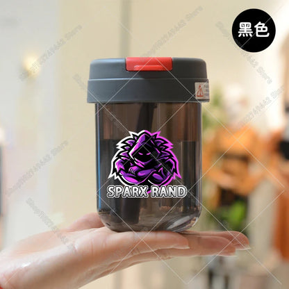 Game Fortnites Mini Straw Cups School Student Plastic Water Bottle Children Leak-proof Coffee Milk Cups Travel Outdoor Office