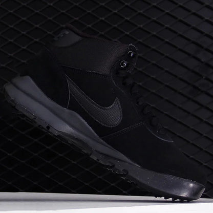 Zapatillas Nike auténticas New Hoodland Suede Outdoor resistentes a la abrasión 654888-090