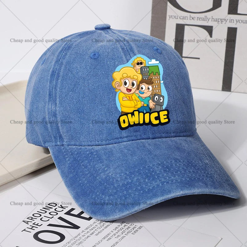 Wojan Team Baseball Cap for Women men Summer Adjustable Sun Hat boy girl Anime Cute Retro Sunbonnet Adult Headgear birthday Gift