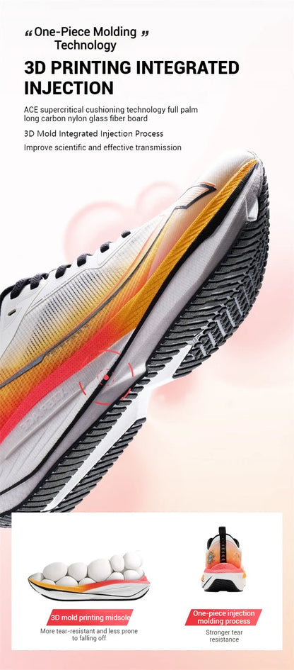 Xtep One Piece Model 2.0/1.0 Men Running Shoes  Autumn Comfortable Stability Cushion Rebound Racing Sneakers 876319110073