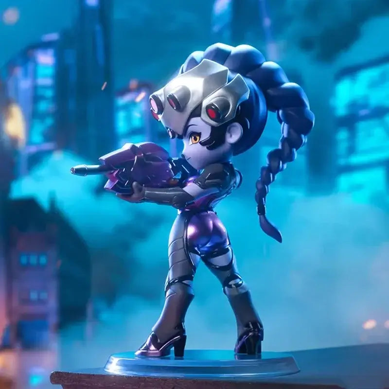 POP MART Seria Overwatch „Play of The Game” – Cutie surpriză originală cu conținut aleatoriu – Figurine drăguțe de anime, ornamente și figurine de acțiune
