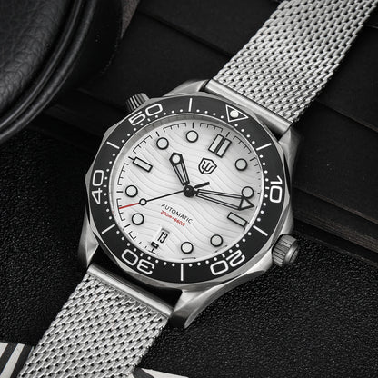 Watchdives WD007 V4 Titanium NTTD Dive Watch PT5000 Automatic Movement Sapphire Super Luminous Domed Crystal 42mm Men Watches