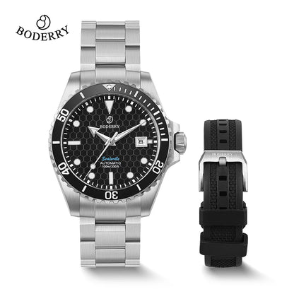 Boderry Seaturtle Titanium Diver Watch Men Luxury Bronze Watches Automatic Mechanical Wristwatch Sport 200M Waterproof Luminous