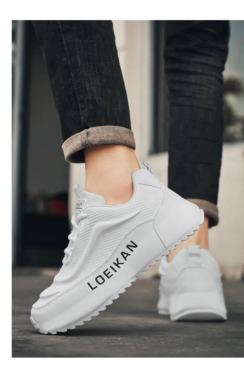 Men's Walking Running Shoes Men Casual Lightweight Tennis Shoes Sports Sneakers Breathable New Fashion Sneakers Plus Size 47