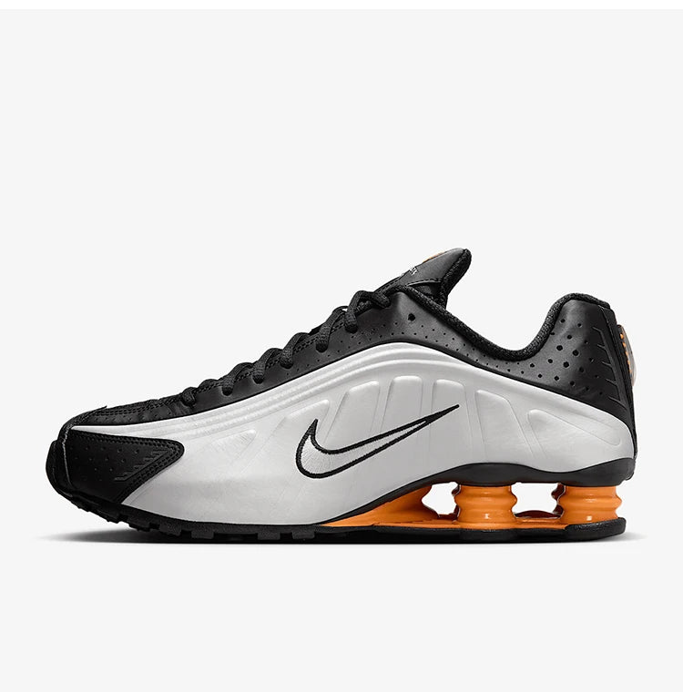 Nike Official Authentic SHOX R4 Men's Cushioned Wear-Resistant Low-Top Sport Running Shoes HQ1988-003