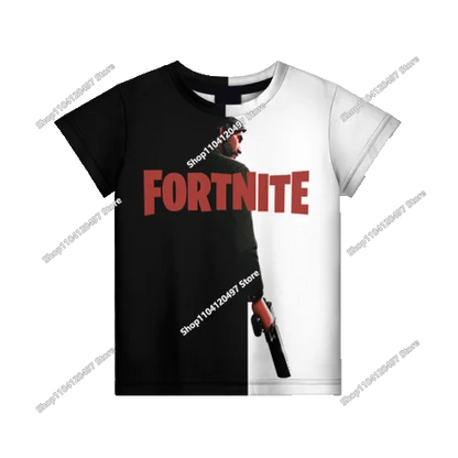 Summer Fashion Fortnite Mascot 3D Print Kids T Shirt Casual T-shirt Boys Girls Unisex Children's Clothing Tshirt Tops