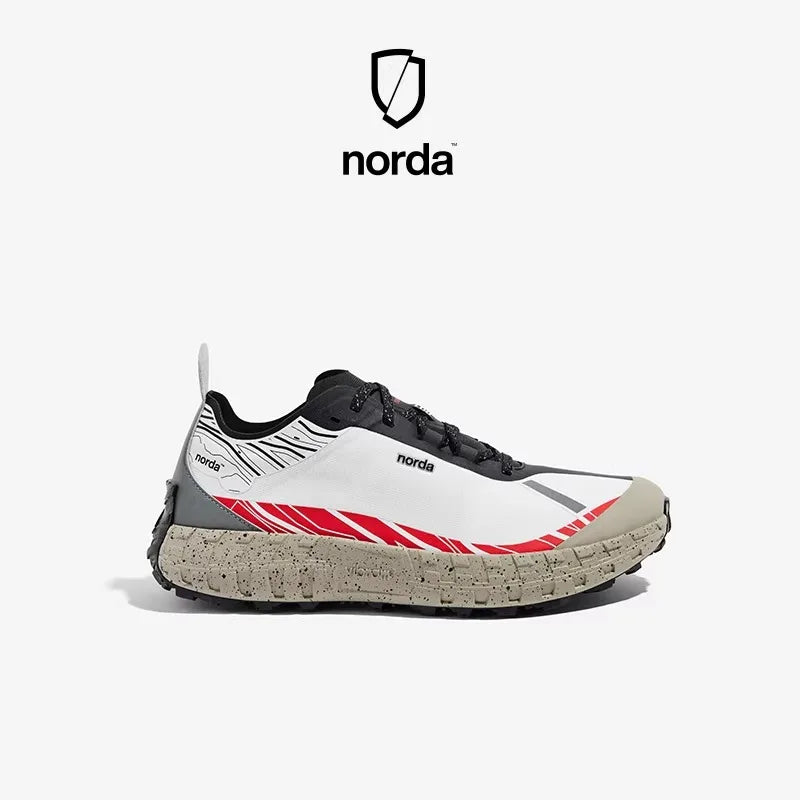 Norda 001 Scarpe da corsa da uomo basse per fuoristrada, traspiranti, da escursionismo all'aperto, leggere e resistenti all'usura