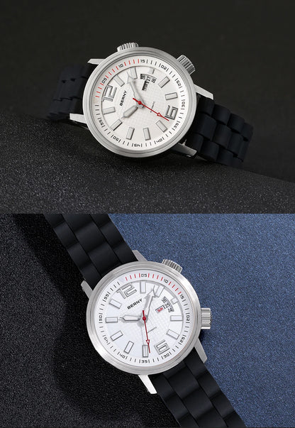 BERNY 20ATM Diver Automatic Mechanical Watch for Men Super Luminous Waterproof Swimming Dive Wristwatch Sapphire Self Winding