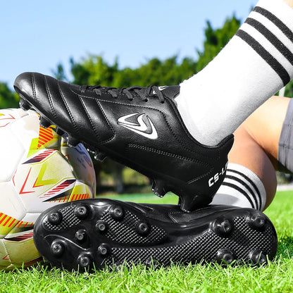 Nouvelles chaussures de football pour hommes, chaussures de soccer d'extérieur TF FG, crampons pour terrain en herbe, chaussures d'entraînement confortables, chaussures de match, futsal, chaussures de sport respirantes pour