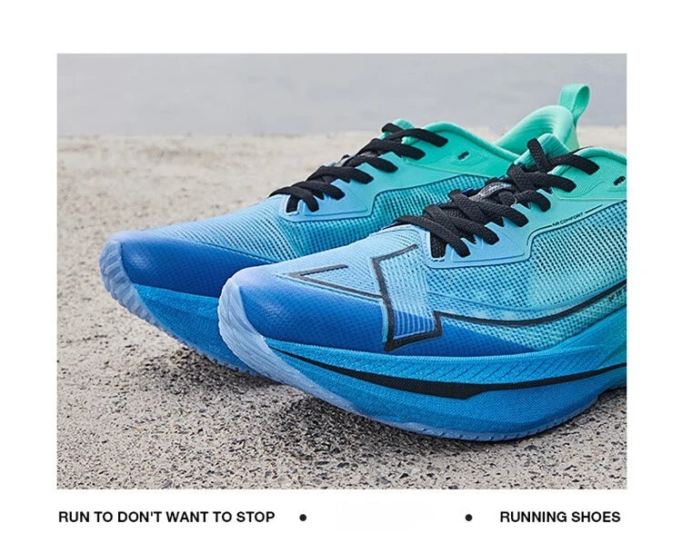 Xtep One Piece Model 2.0/1.0 Men Running Shoes  Autumn Comfortable Stability Cushion Rebound Racing Sneakers 876319110073