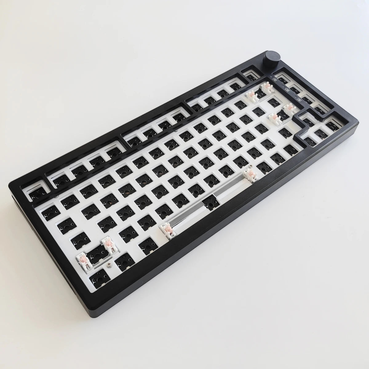 MAIMOOO KX75 75% Keyboard Kit Hotswap Transparent Full RGB Backlit 2.4GHz/ Bluetooth Macro Custom DIY Mechanical Keyboard