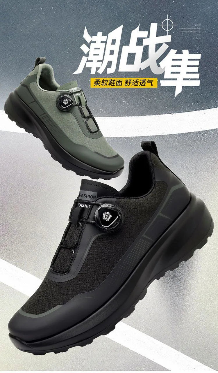 Baskets de plein air pour homme, nouvelles chaussures de sport à semelle épaisse pour le printemps et l'été, chaussures de randonnée pour homme, chaussures décontractées pour homme