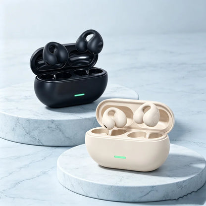 Écouteurs sans fil TWS, écouteurs Bluetooth, casque Bluetooth circumaural utilisant de la mousse à mémoire de forme pour un confort quotidien optimal.