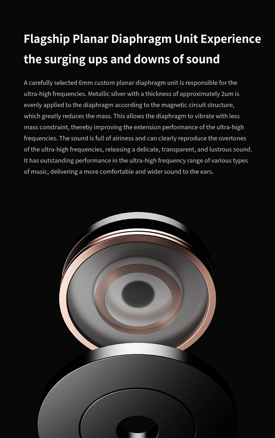 TRN SHELL Hybrid Headphones Triple Dynamic + Planar Driver Wired In-Ear Monitors, Four-Unit Acoustic Architecture HiFi Hybrid Headphones for Audiophile Sound