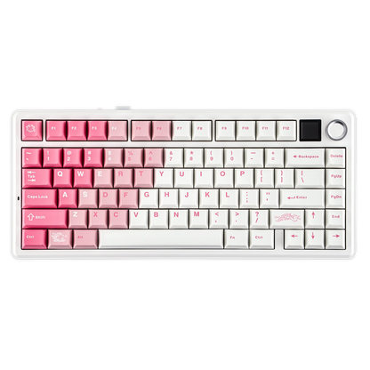 EPOMAKER X AULA F75 MAX Compact 75% ANSI Layout Wired/Bluetooth/2.4GHz Wireless Mechanical Keyboard with TFT Screen and a Knob