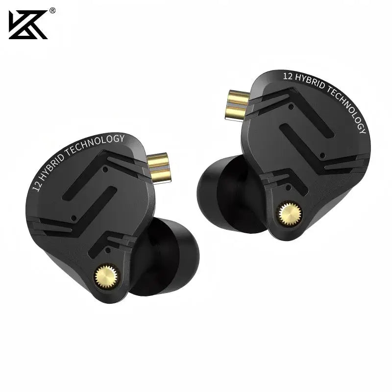 KZ ZS12 PRO X Hybrid Dynamic & Balanced Armature Technology IEM Earphone Upgrade HiFi Bass In Ear Headphone Tuning Wire Headset