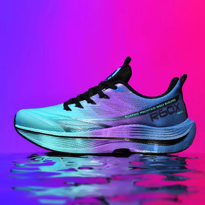 Running Shoes Men Mesh Breathable Lace-up Comfortable Marathon Sports Casual Tennis Shoes Big Size Trendy Sneakers for Men