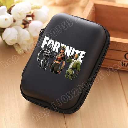 New Fortnite Storage Bag Multi Function Data Cable Charger Organizer Travel Earphone Protective Pouch Childrens Birthday Gift