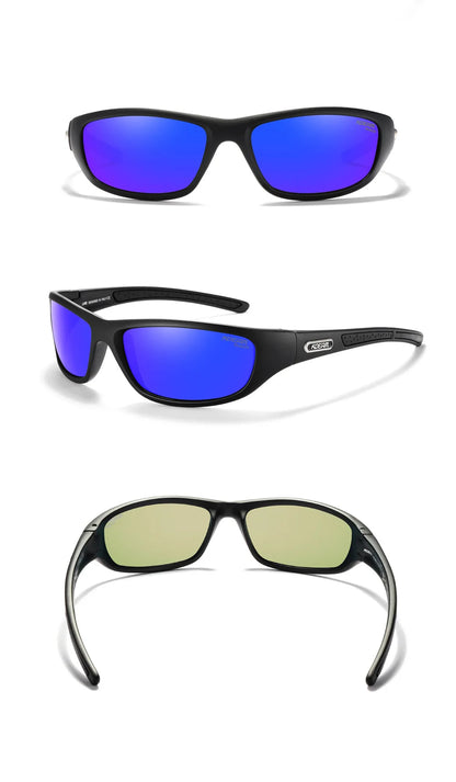 KDEAM Polarized Men's Sunglasses New Goggles Colorful Driving Glasses TR90 Hiking Camping Fishing Outdoor Cycling Gafas De Sol