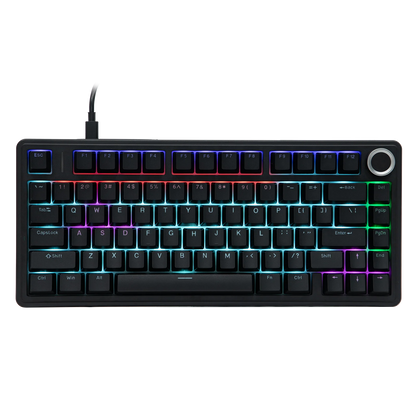 EPOMAKER x AULA F75 Wired Only 75% ANSI US Layout Gasket Hot-Swap Mechanical Keyboard for Mac/WIN/Android with Knob
