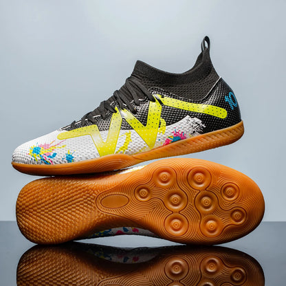 Men's Soccer Shoes Professional Match TF Football Boots Unisex Ultralight Match Hot Sale Women's Sneakers High-Quality Breathable
