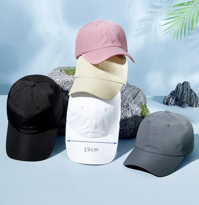 Unisex Waterproof Baseball Cap Outdoor Hat Quick Dry Sun Hat [All Senson] Men Women Sport Golf Hat